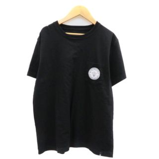 ビラボン(billabong)のビラボン Tシャツ カットソー 半袖 ラウンドネック ワッペン 無地 L 黒(Tシャツ/カットソー(半袖/袖なし))