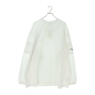 ヴェトモン(VETEMENTS)のヴェトモン  23AW  UE54LS140W WHITE インサイドアウトロゴ長袖カットソー メンズ S(Tシャツ/カットソー(七分/長袖))