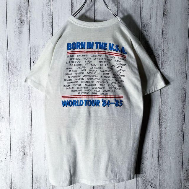 USA製 80s】BORN IN THE USA ツアー Tシャツ 初回版