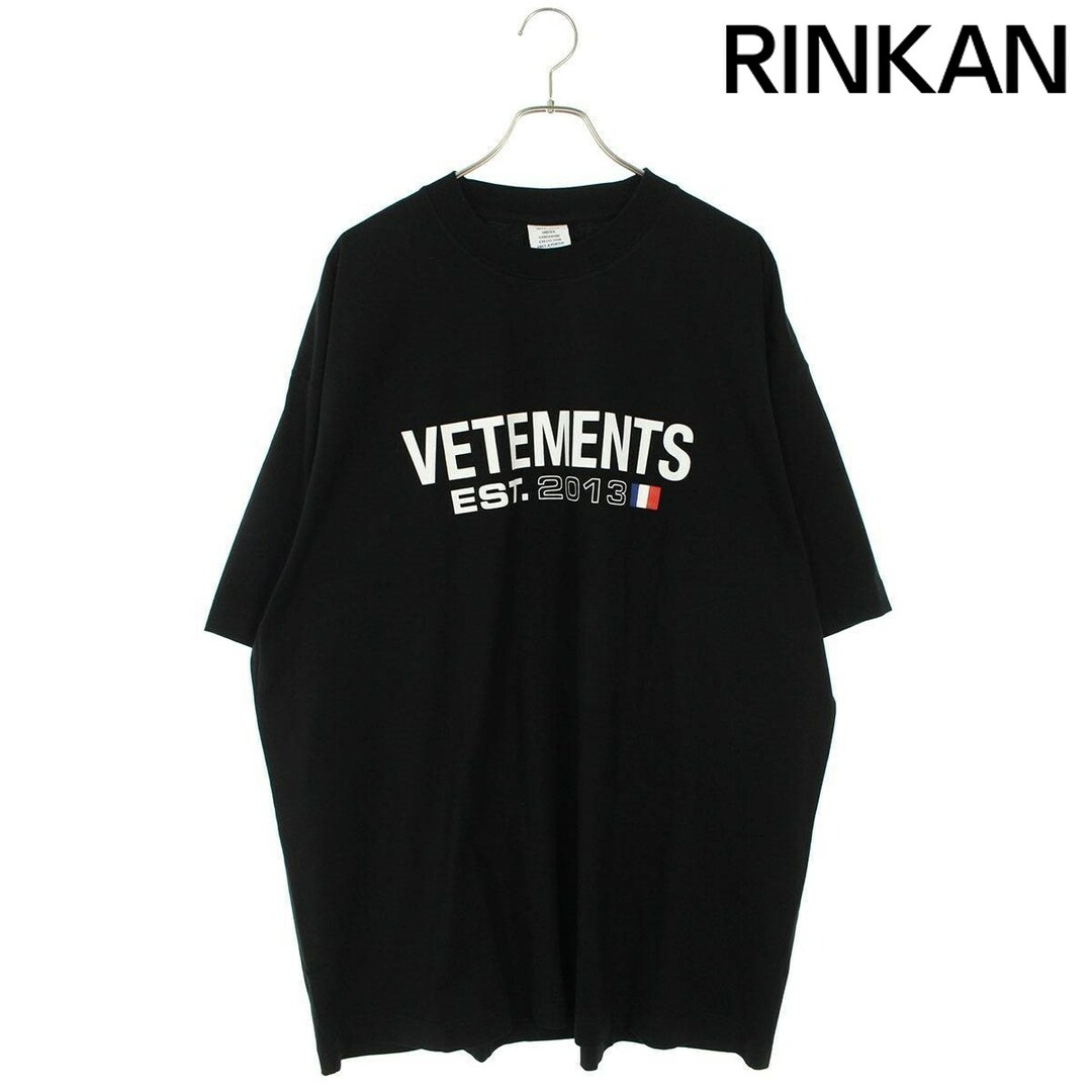 VETEMENTS  LOGO Tシャツ ヴェトモン 黒 S