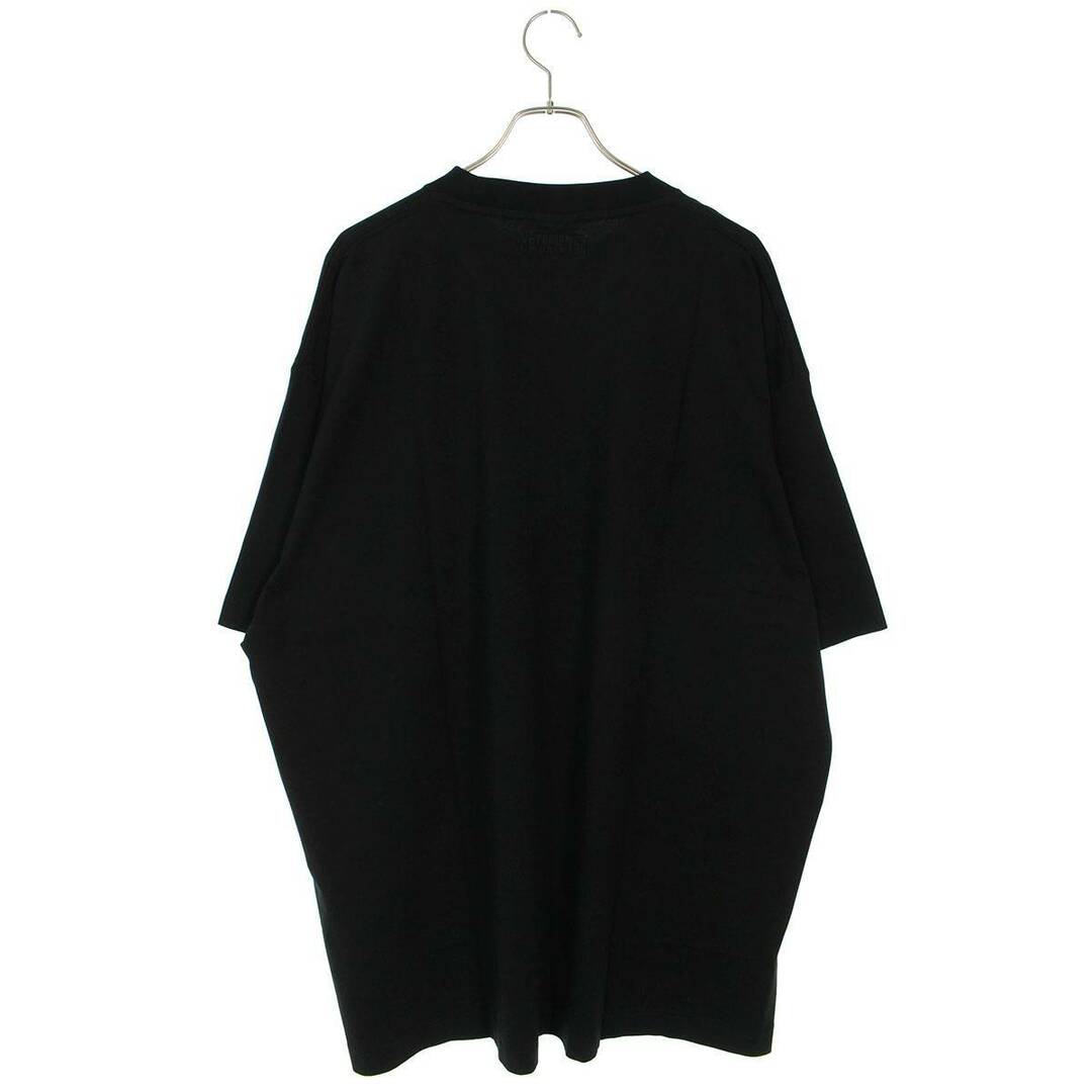 ヴェトモン  23AW  UE54TR100B BLACK ロゴプリントTシャツ  メンズ S