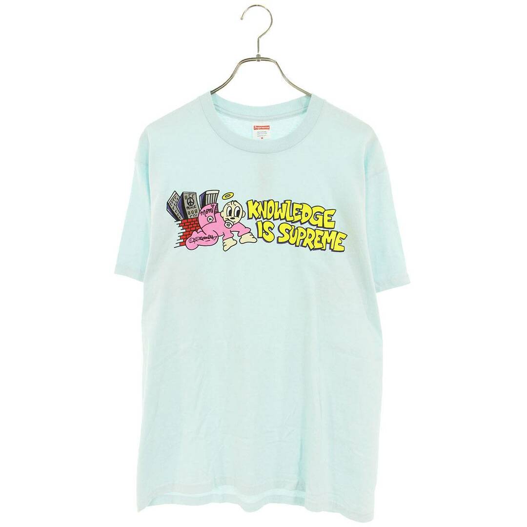 シュプリーム  22SS  Knowledge Tee ベイビープリントTシャツ メンズ L