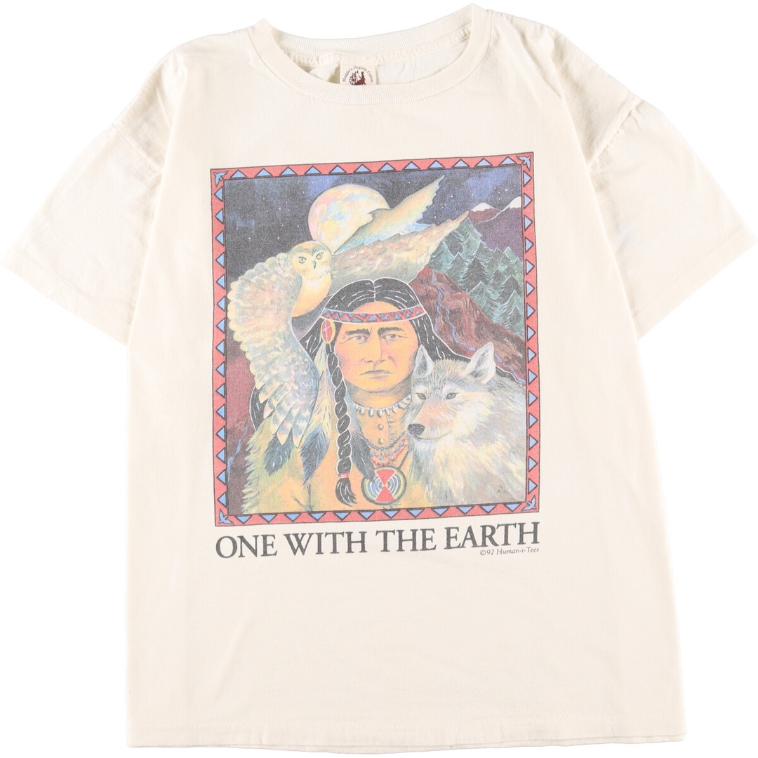 90年代 Maggie's Oraganic Cotton プリントTシャツ USA製 ヴィンテージ /eaa339369