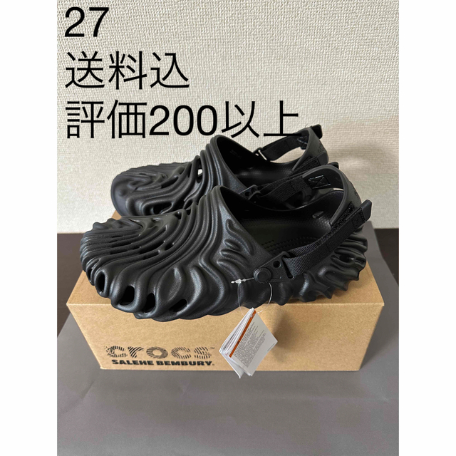 crocs(クロックス)のSalehe Bembury × Crocs BLACK 27.0 メンズの靴/シューズ(サンダル)の商品写真