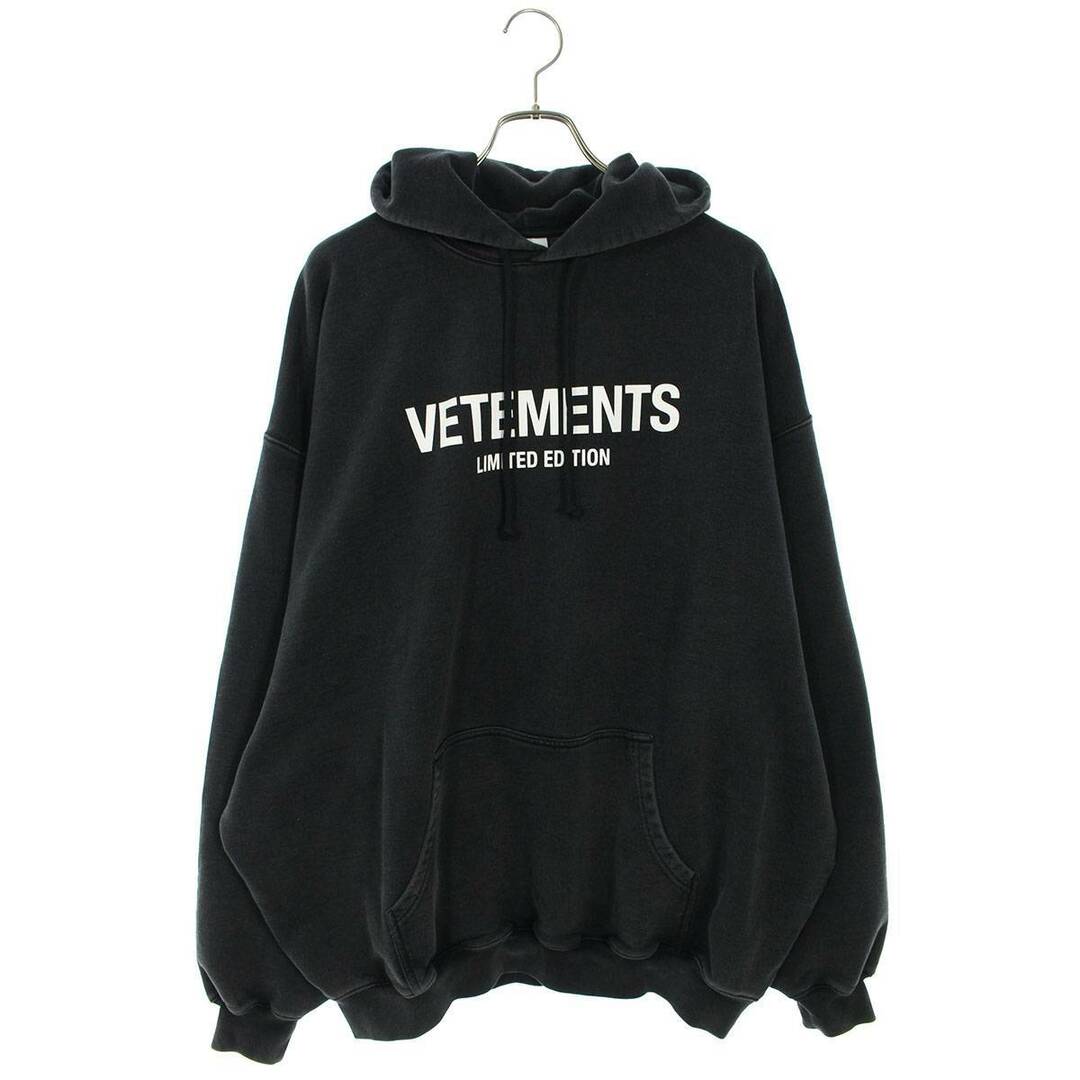 VETEMENTS - ヴェトモン 23AW UE54HD220B BLACK ロゴエンブロイダリー ...