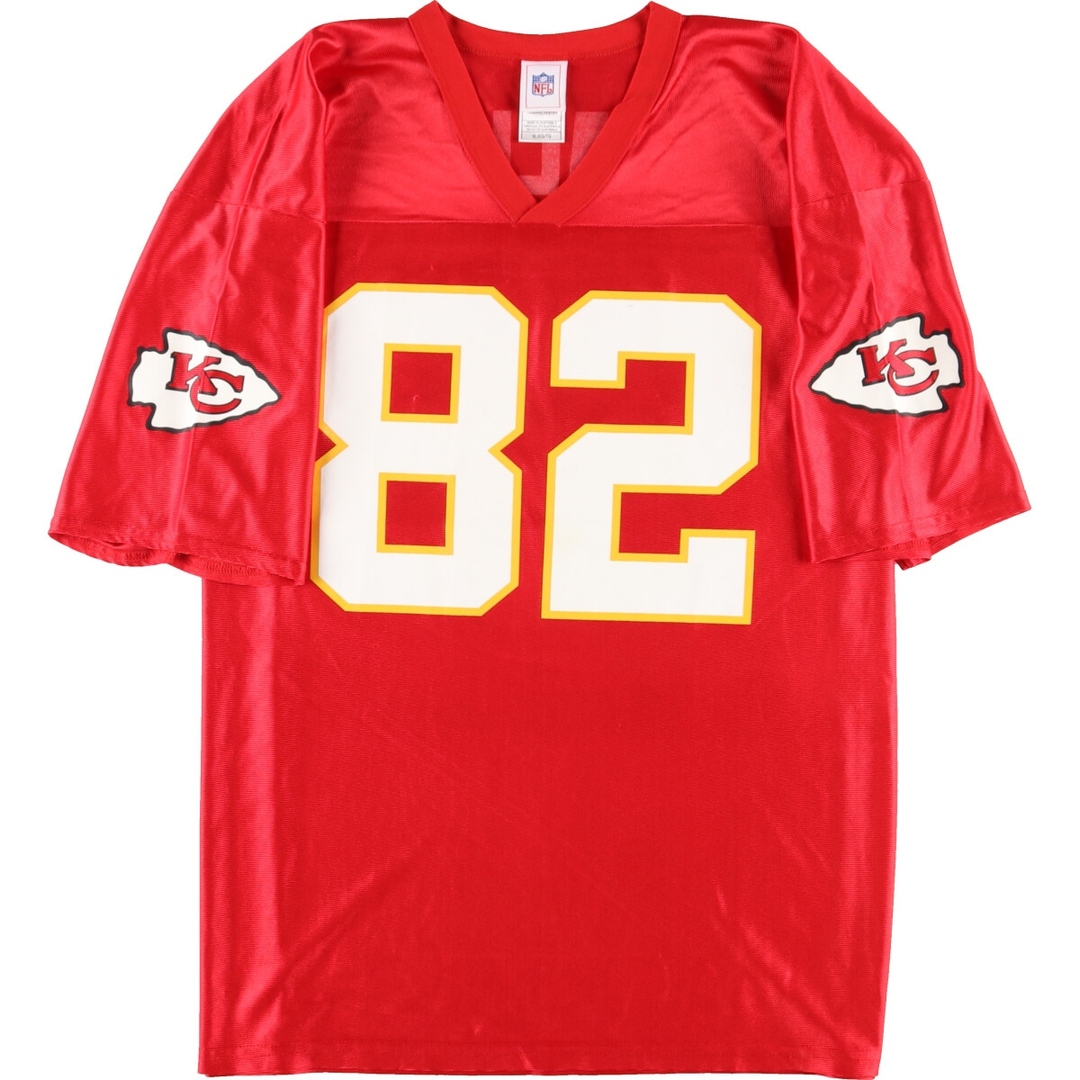 NFL KANSAS CITY CHIEFS カンザスシティチーフス ナンバリング Vネック ゲームシャツ フットボールシャツ メンズXL ヴィンテージ /eaa339438