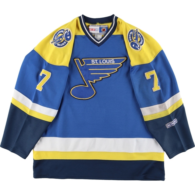 CCM NHL SAINT LOUIS BLUES セントルイスブルース ナンバリング ゲームシャツ ホッケーシャツ メンズXXL /eaa339439