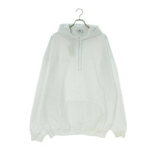 ヴェトモン(VETEMENTS)のヴェトモン  23AW  UE54HD140W WHITE インサイドアウトロゴパーカー メンズ M(パーカー)