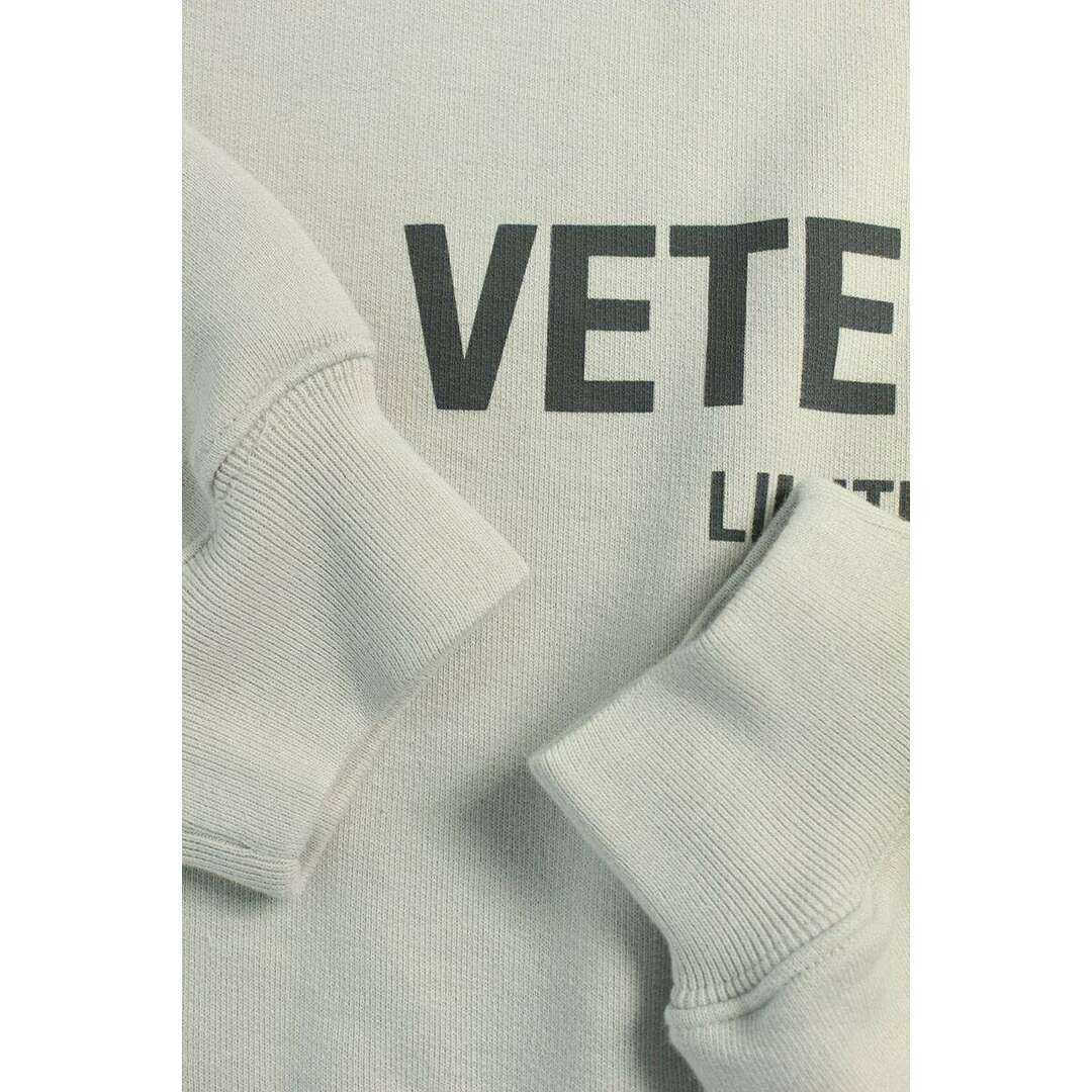 VETEMENTS - ヴェトモン 23AW UE54HD220W OYSTRMUSHROOM ロゴエン