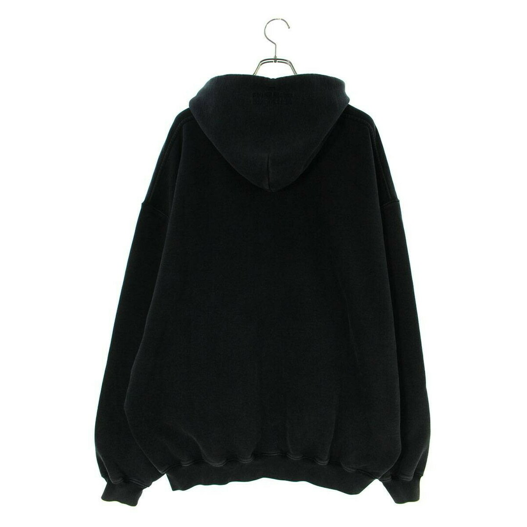 VETEMENTS(ヴェトモン)のヴェトモン  23AW  UE54HD220B BLACK ロゴエンブロイダリーパーカー メンズ S メンズのトップス(パーカー)の商品写真