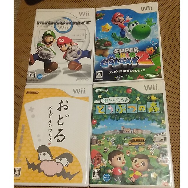 Wii(ウィー)のマリオカート等、マリオ中心　任天堂wii　ソフトまとめ出品 エンタメ/ホビーのゲームソフト/ゲーム機本体(家庭用ゲームソフト)の商品写真