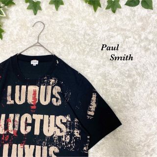 ポールスミスロンドン　Paul Smith Tシャツ　　総柄　黒　激レア