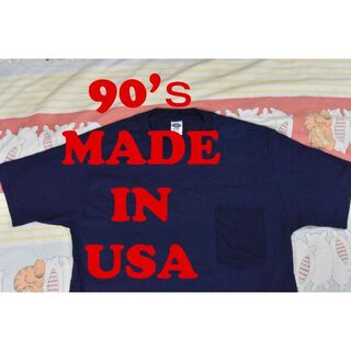 ジェーシーペニー(J.C.PENNEY)のJC PENNY 90’ｓ ポケットTシャツ 12506ｃ USA製 綿100％(Tシャツ/カットソー(半袖/袖なし))