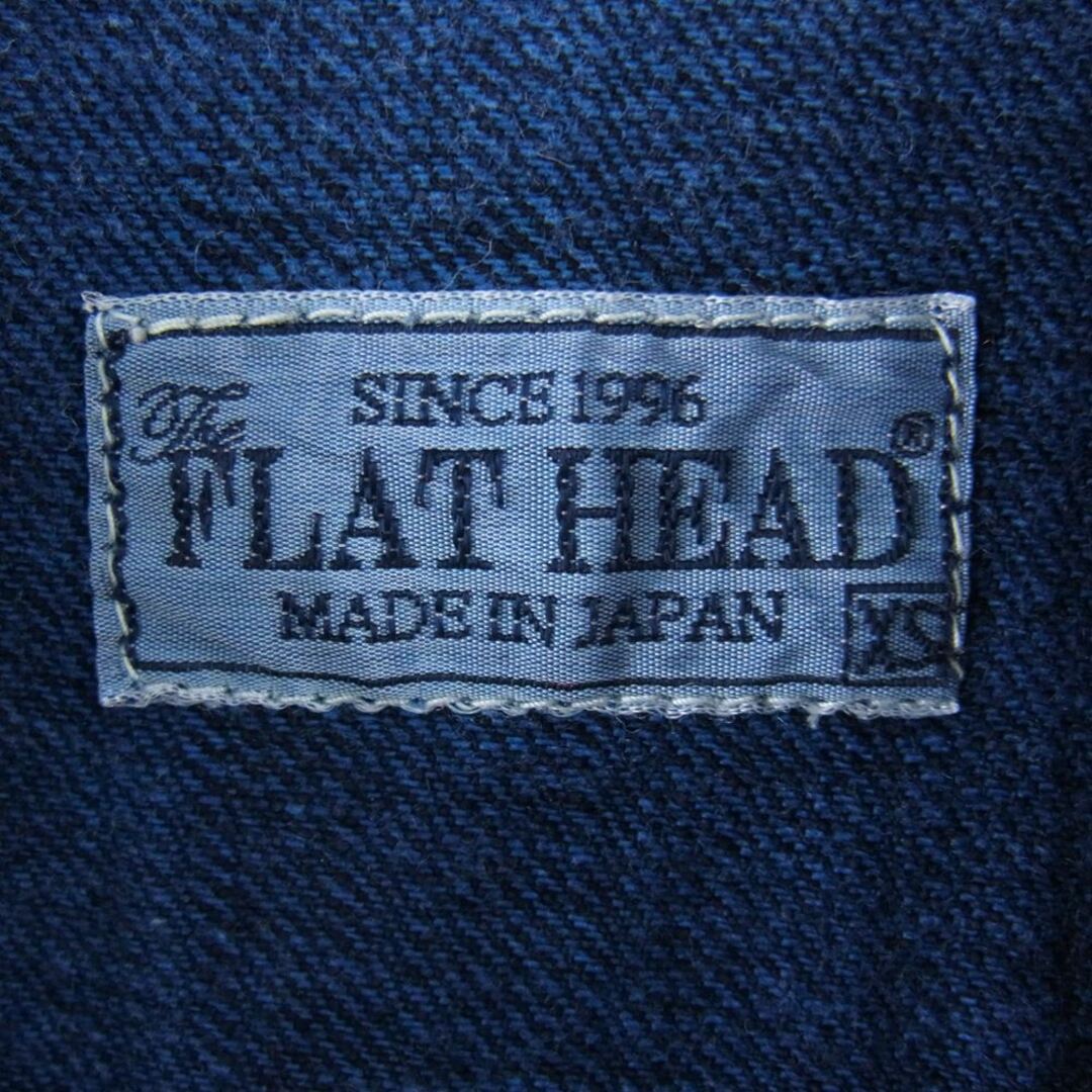 THE FLAT HEAD(フラットヘッド)のTHE FLAT HEAD ザフラットヘッド 長袖シャツ デニム ウエスタン 長袖 シャツ インディゴブルー系 XS【中古】 メンズのトップス(シャツ)の商品写真