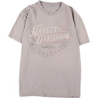 ハーレーダビッドソン Harley-Davidson モーターサイクル 両面プリント バイクTシャツ メンズM /eaa263337