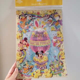 ディズニー(Disney)の2020　ディズニーイースター　うさピヨ　クリアファイル　2枚組(キャラクターグッズ)