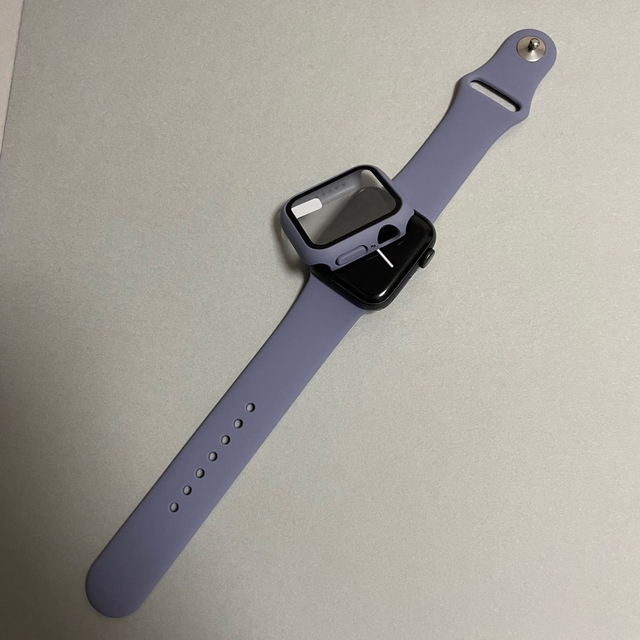 Apple Watch(アップルウォッチ)のAppleWatch アップルウォッチ バンド カバー S/M 44mm 青灰 メンズの時計(ラバーベルト)の商品写真