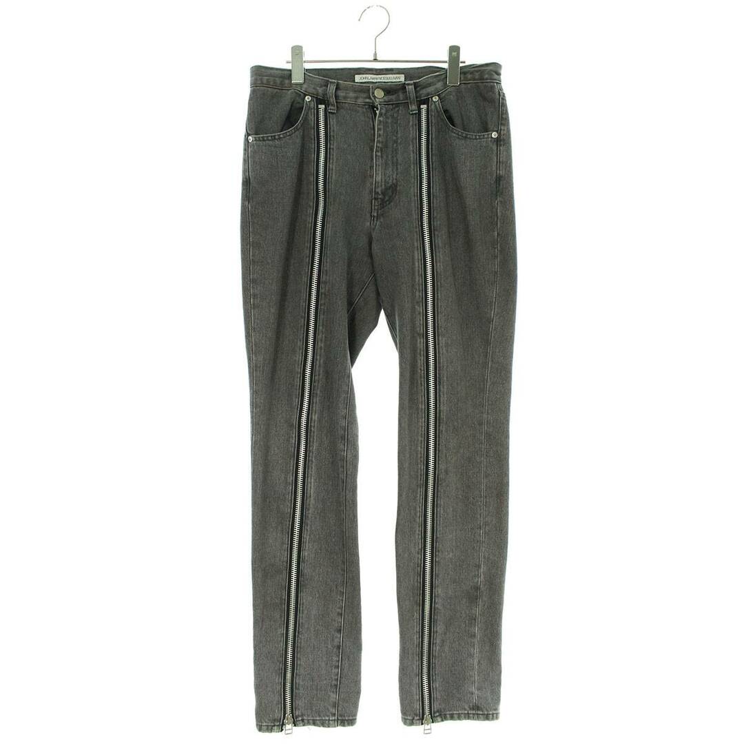 ジョンローレンスサリバン  2B010-0317-39 ZIP DENIM PANTS センタージップデニムパンツ  メンズ 46