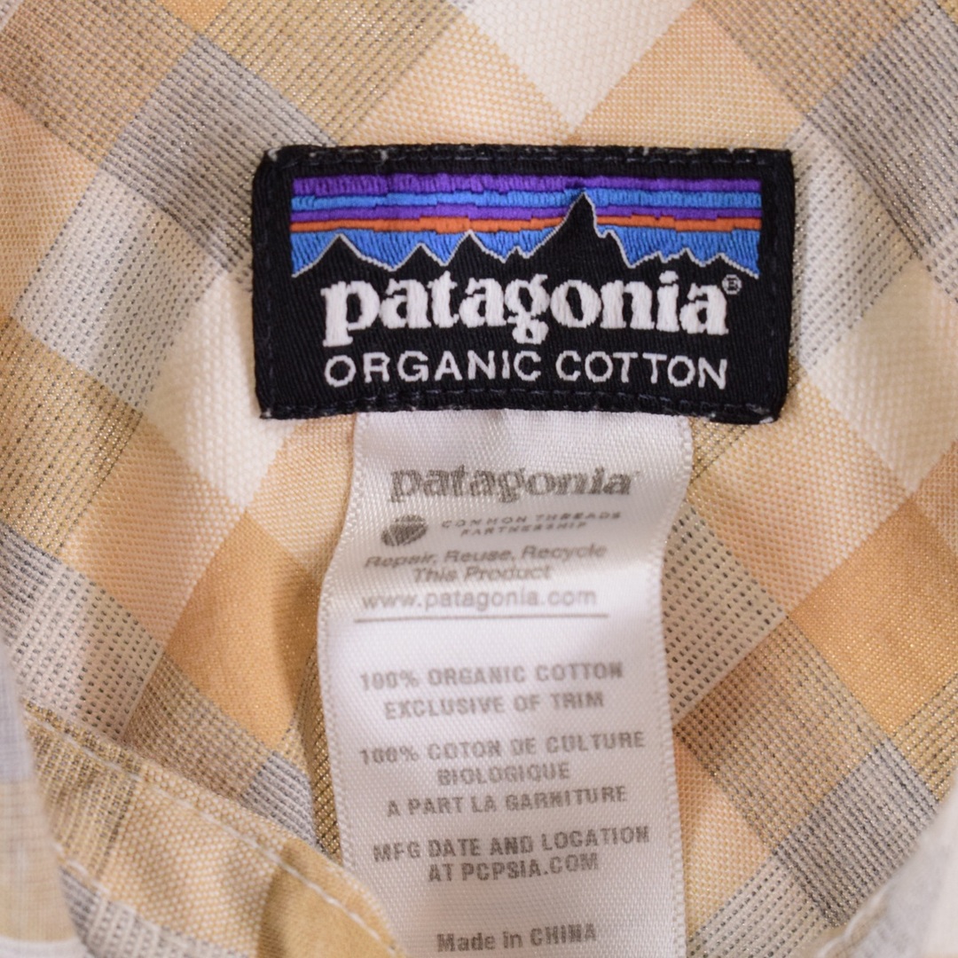 patagonia(パタゴニア)の古着 13年製 パタゴニア Patagonia 54125SP1313 半袖 チェックシャツ メンズL /eaa339330 メンズのトップス(シャツ)の商品写真