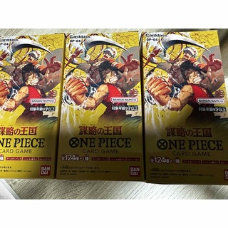 ONE PIECE - ワンピースカード 謀略の王国 3BOX分 新品未開封の通販 by ...