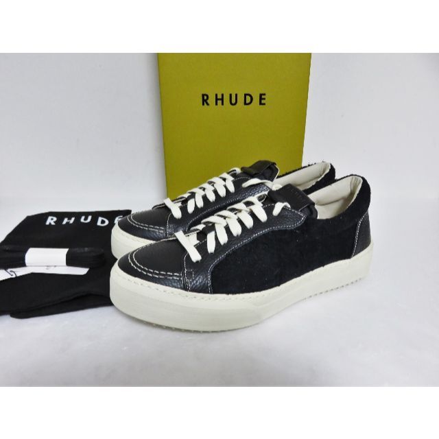 定価7.4万 新品 RHUDE V1 ブラック 8 イタリア製 ルード 靴