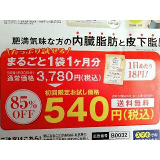 0528♡おなかの脂肪が気になる方のタブレット♡現品を540円で♡申込ハガキ(ショッピング)