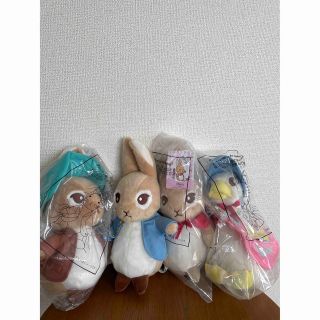 ピーターラビット(PETER RABBIT（TM）)のピーターラビットぬいぐるみ4種類セット(ぬいぐるみ)