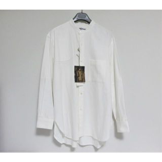 セヤ(seya)の定価8.2万 新品 CristaSeya PATCHED MAO SHIRT M(シャツ/ブラウス(長袖/七分))