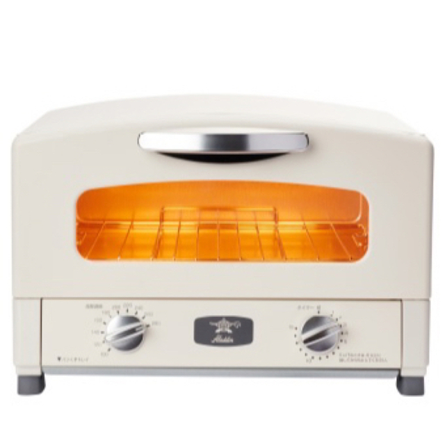【新品•未使用】Aladdin グラファイト トースター 2枚焼き ホワイト