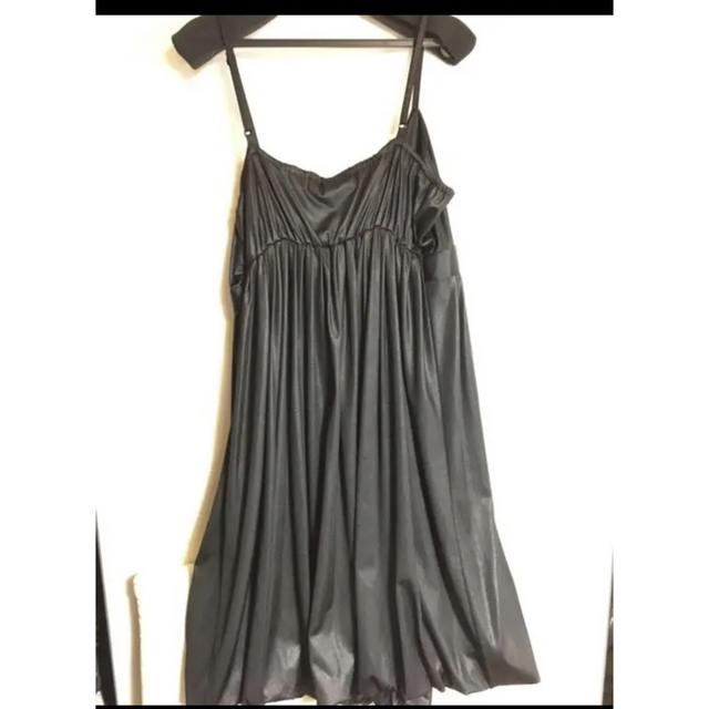 ドレス　黒 レディースのフォーマル/ドレス(ミディアムドレス)の商品写真
