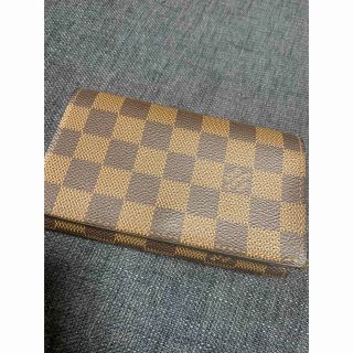 ルイヴィトン(LOUIS VUITTON)の【中古品】【美品】ルイ・ヴィトン 二つ折り財布 ポルトフォイユ・トレゾールダミエ(折り財布)