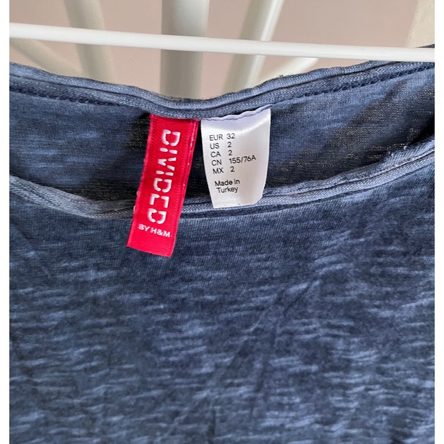 H&M(エイチアンドエム)のH&M フリンジカットソー キッズ/ベビー/マタニティのキッズ服女の子用(90cm~)(Tシャツ/カットソー)の商品写真