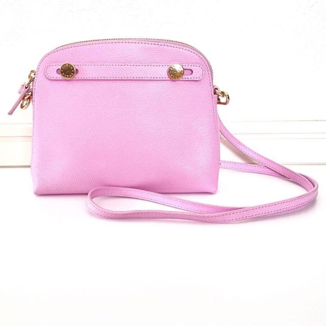 極美品】FURLA フルラ ショルダーバッグ パイパー レザー GLC ピンク