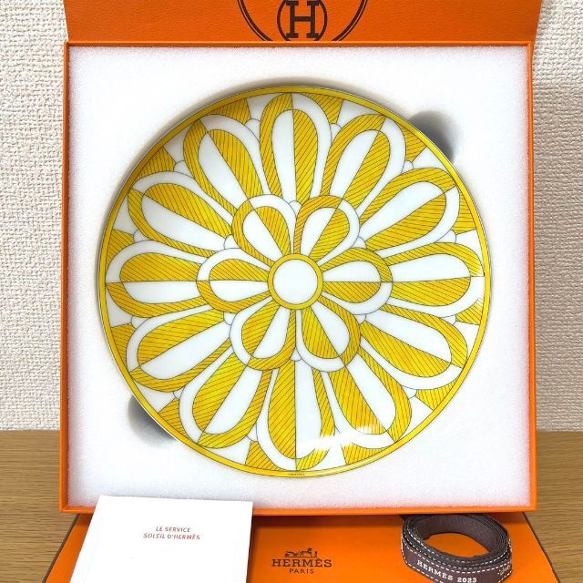 Hermes - 【新品 2枚 ギフト用】エルメス ソレイユ デザートプレート