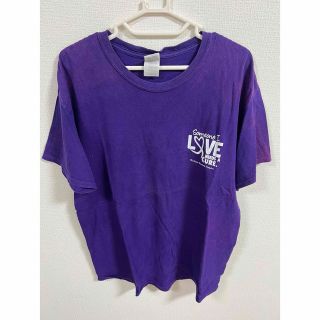 GILDAN 紫　古着　Tシャツ(Tシャツ/カットソー(半袖/袖なし))