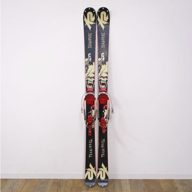 K2 ケーツー スキー板 169cm ヴィンディング ストック付き レディース-