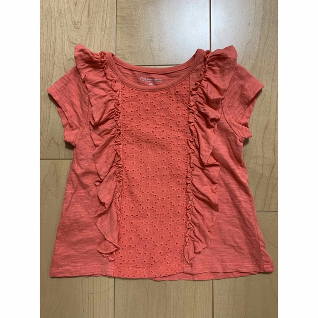 【95cm】女の子　半袖カットソー キッズ/ベビー/マタニティのキッズ服女の子用(90cm~)(Tシャツ/カットソー)の商品写真