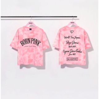 BLACKPINK ロゴTシャツPINK TIE DYE short(Tシャツ(半袖/袖なし))