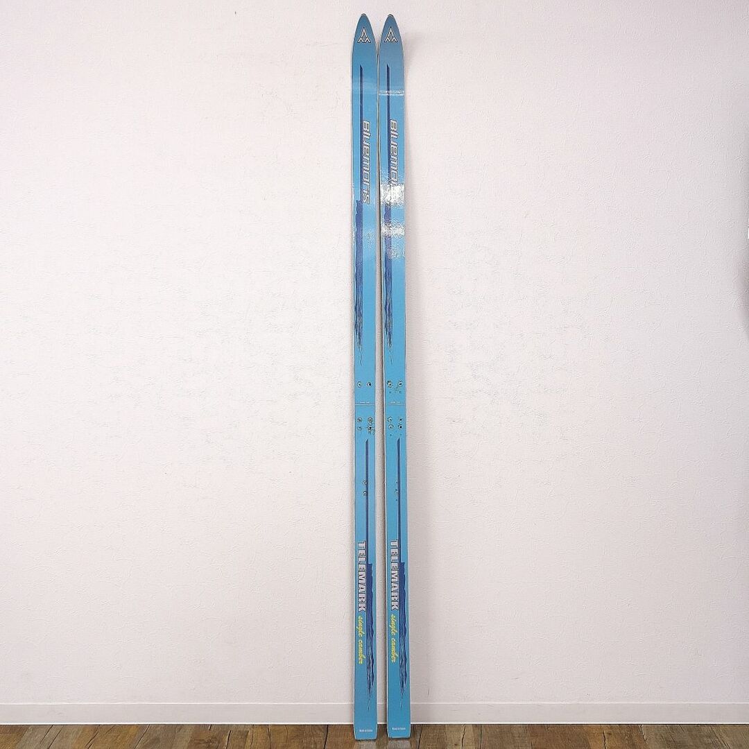 ブルーモリス Bluemoris TELEMARK single camber シングルキャンバー 190cm センター 58ｍｍ テレマーク スキー板 アウトドア