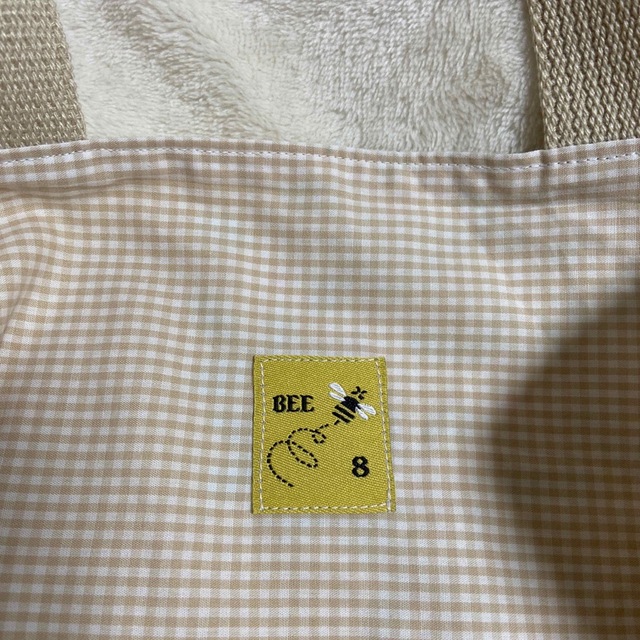 ハンドメイド☆スクエアトートバッグ☆紙袋タイプ ハンドメイドのファッション小物(バッグ)の商品写真