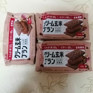 アサヒ(アサヒ)の【ロング様専用】クリーム玄米ブラン　セット　700円　送料込み♪(菓子/デザート)