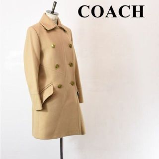 コーチ(COACH)のAL BD0019 COACH コーチ レディース ロング ウール(ロングコート)