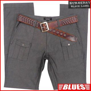 バーバリーブラックレーベル(BURBERRY BLACK LABEL)の廃盤 バーバリーブラックレーベル ブッシュパンツ メンズ グレーSJ1623(ワークパンツ/カーゴパンツ)