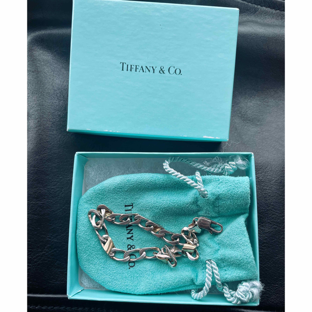 tiffany フィガロチェーンブレスレット18k 925 750 ヴィンテージ