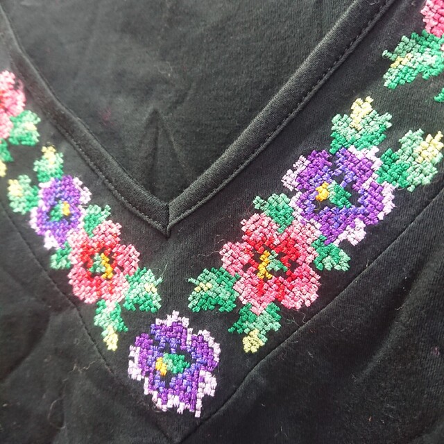 カラフルセット 3個 FEILER フェイラー トップス 花刺繍 Lサイズ
