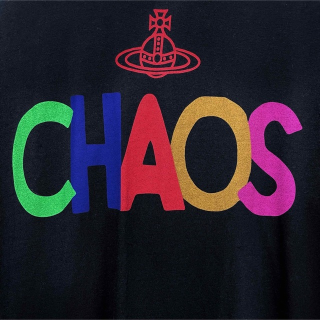 ヴィヴィアンウエストウッド【美品】CHAOS オーブ プリント 半袖 カットソー