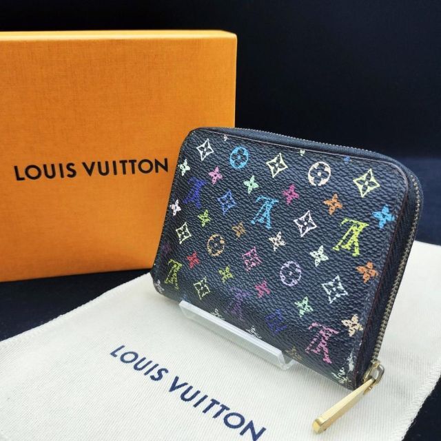 【Louis Vuitton】ジッピーコインパース マルチカラー ブラック