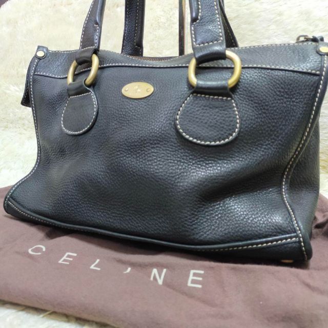 celine - 希少✨セリーヌ ブギーバッグ オールレザー ブラック トート