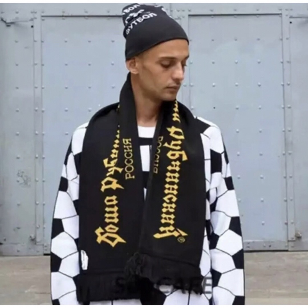 Gosha Rubchinskiy ゴーシャラブチンスキー マフラー ブラック Gosha Rubchinskiy ゴーシャラブチンスキー マフラー ブラック