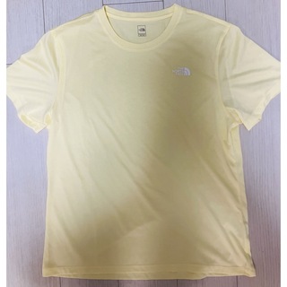 ザノースフェイス(THE NORTH FACE)のほぼ新品☆お買得品♪ノースフェイス★Tシャツ☆パステルイエロー☆XL(Tシャツ/カットソー(半袖/袖なし))